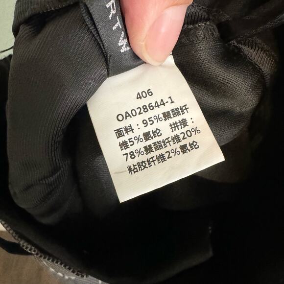 Monartw Trouser Pants Women L Black White Houndstooth Elastic Waist Straight Leg - Picture 11 of 11